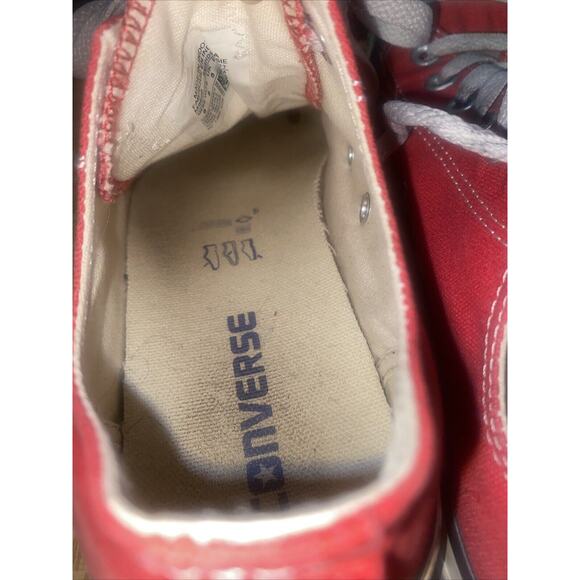 Converse Unisex All Star Chuck Taylor Low Top Ox Red Sneakers M5 W8 Canvas - Picture 5 of 12